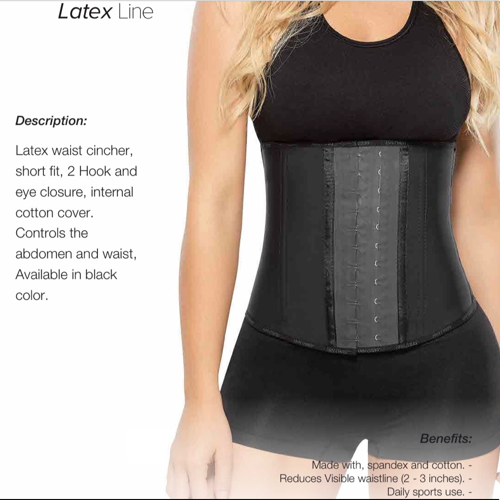 Waist Trainer High Compression Black Size M